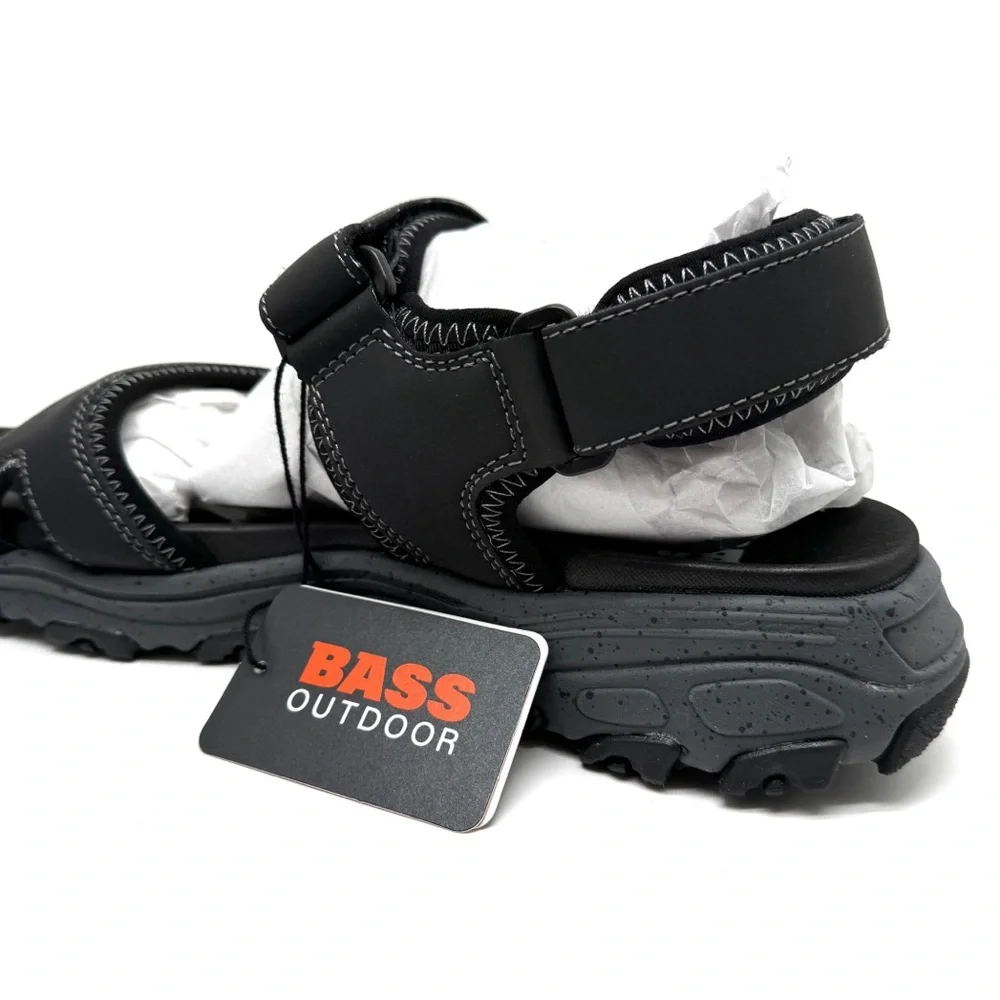 Bass Outdoor Trail Sandals Black Men’s Size 11.5